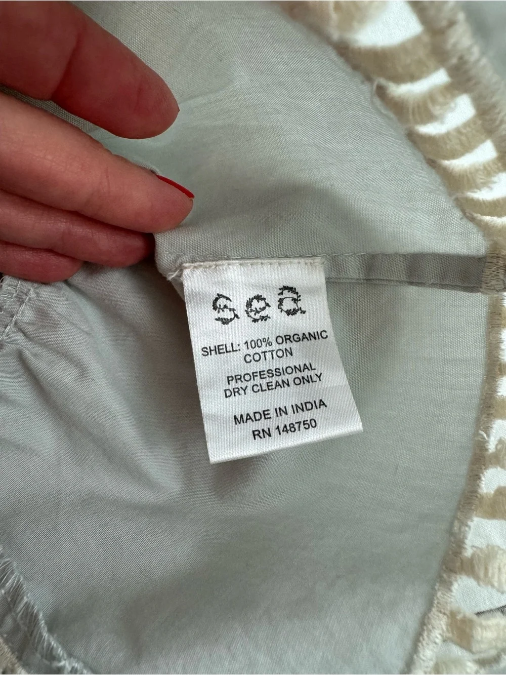 Sea New York Blaire Eyelet Embroidered Flutter Sleeve Top in Pale Blue - Picture 8 of 8